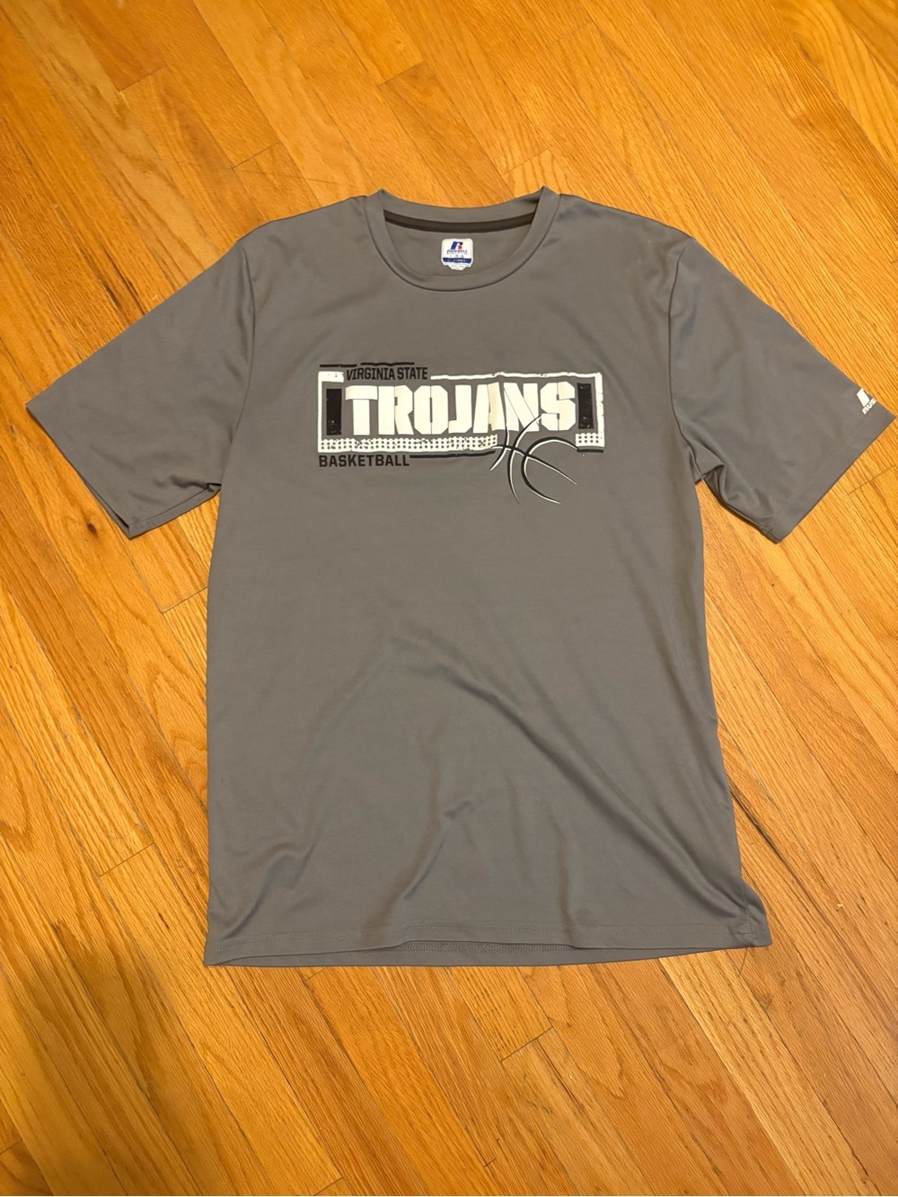 Virginia State Trojans Basketball T-Shirt Russell Athletic Dri-Power Large HBCU